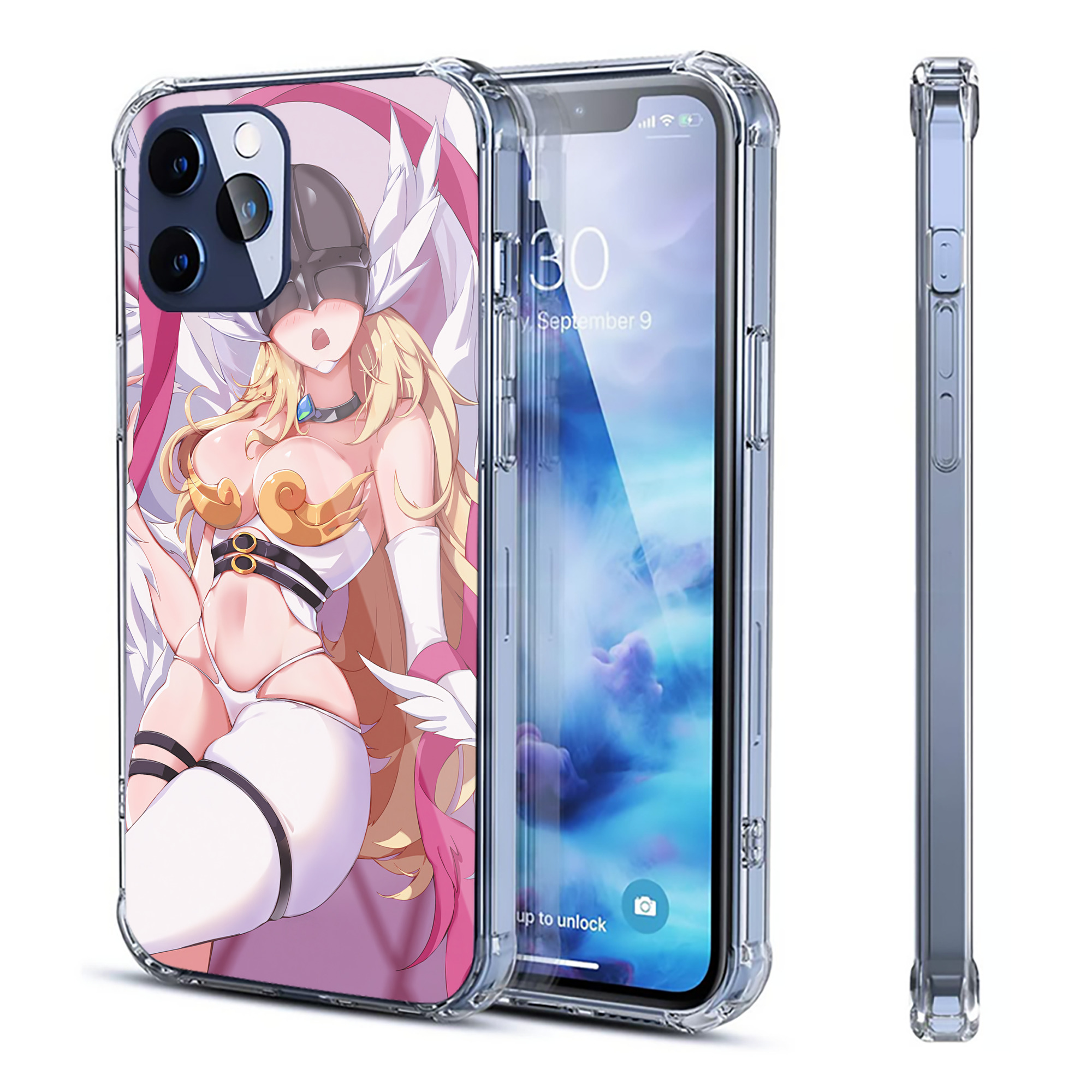 （画像用） Digimon デジタルモンスター/デジモン 【iPhone 12シリーズ対応】透明スマホケース（クリアソフトケース）